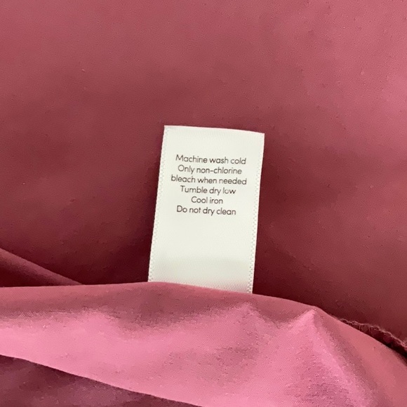 Athleta Tank Sleeveless Top Split seam back Flora Mauve Dusty Rose Medium - Picture 6 of 7